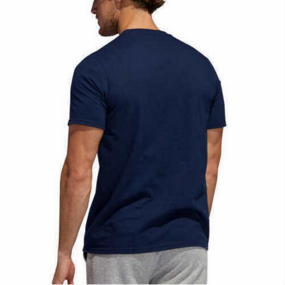 NEW Adidas Mens Graphic Tee Shirt Navy L, XL - Picture 3 of 3